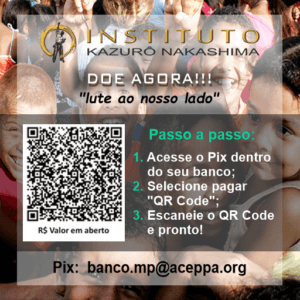 Doe agora qualquer valor: "Via Pix" ou "Depósito Bancário"